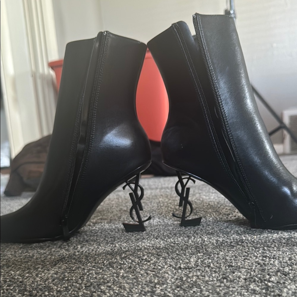 Black Designer Ankle Boots